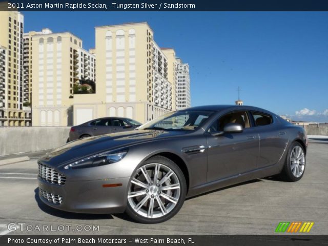 2011 Aston Martin Rapide Sedan in Tungsten Silver