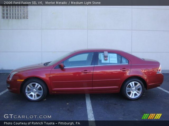 2006 Ford Fusion SEL V6 in Merlot Metallic