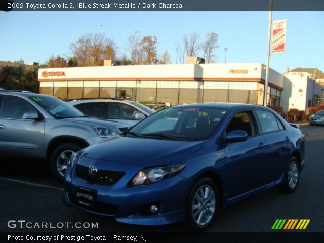 2009 Toyota Corolla S in Blue Streak Metallic