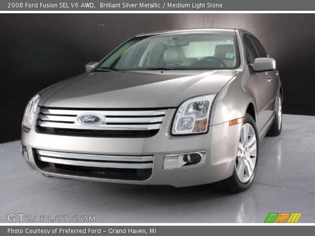 2008 Ford Fusion SEL V6 AWD in Brilliant Silver Metallic