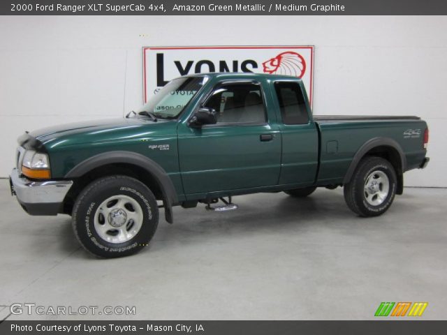 2000 Ford Ranger XLT SuperCab 4x4 in Amazon Green Metallic