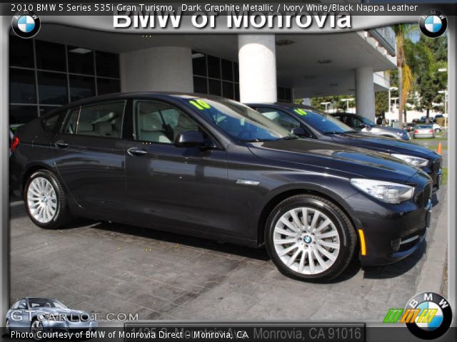 2010 BMW 5 Series 535i Gran Turismo in Dark Graphite Metallic