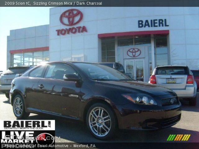 2009 Scion tC  in Sizzling Crimson Mica