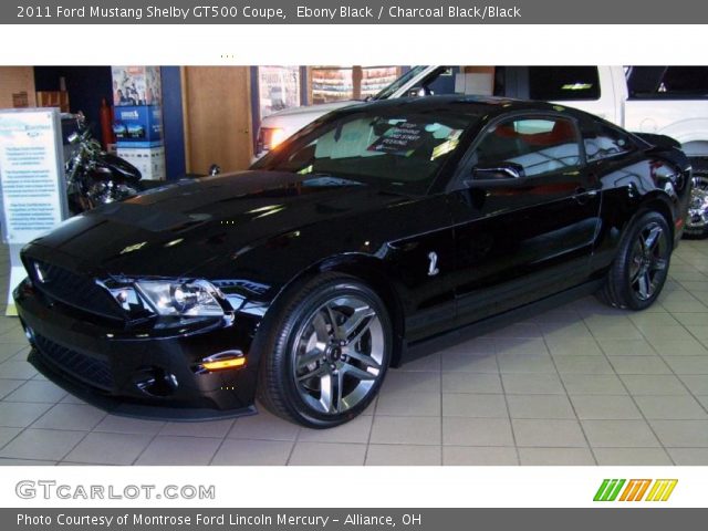 2011 Ford Mustang Shelby GT500 Coupe in Ebony Black