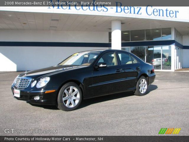 2008 Mercedes-Benz E 350 4Matic Sedan in Black