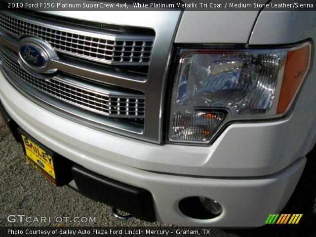 2010 Ford F150 Platinum SuperCrew 4x4 in White Platinum Metallic Tri Coat