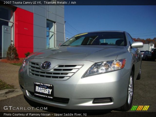 2007 Toyota Camry LE V6 in Titanium Metallic