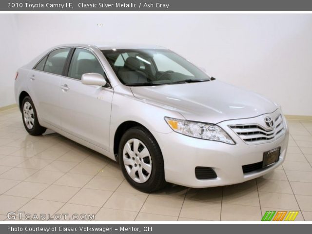 2010 Toyota Camry LE in Classic Silver Metallic
