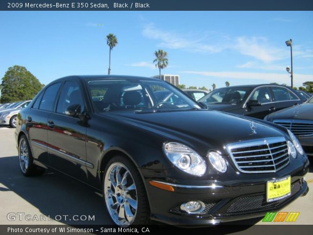 2009 Mercedes-Benz E 350 Sedan in Black
