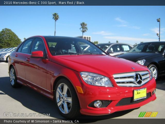 2010 Mercedes-Benz C 300 Sport in Mars Red