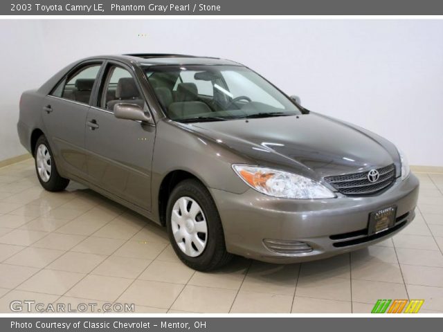 2003 Toyota Camry LE in Phantom Gray Pearl