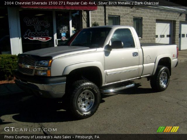 2004 Chevrolet Silverado 1500 Z71 Regular Cab 4x4 in Silver Birch Metallic