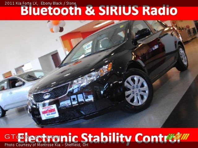 2011 Kia Forte LX in Ebony Black