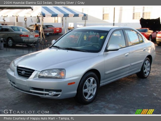 2004 Hyundai Elantra GLS Sedan in Sterling Silver