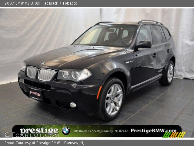 2007 BMW X3 3.0si in Jet Black