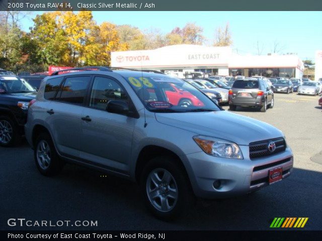 2008 Toyota RAV4 I4 in Classic Silver Metallic