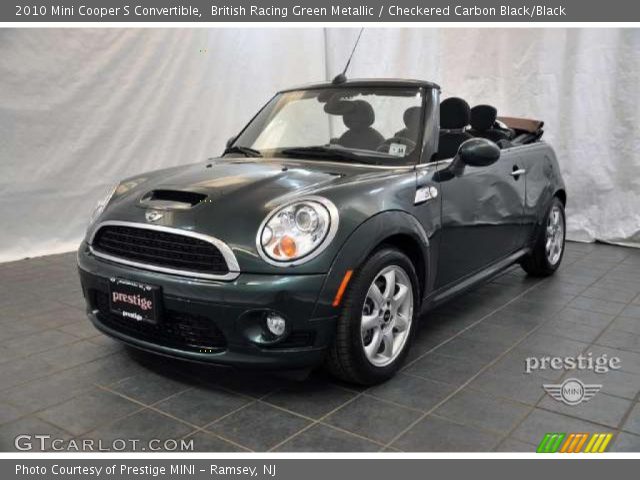 2010 Mini Cooper S Convertible in British Racing Green Metallic