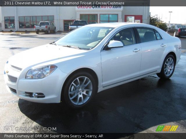 2011 Chevrolet Malibu LTZ in White Diamond Tricoat