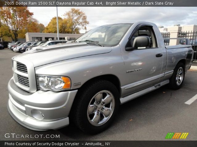 2005 Dodge Ram 1500 SLT Daytona Regular Cab 4x4 in Bright Silver Metallic