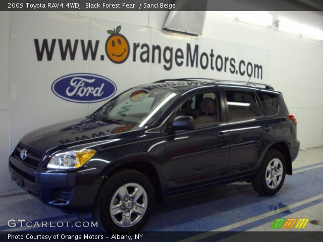 2009 Toyota RAV4 4WD in Black Forest Pearl