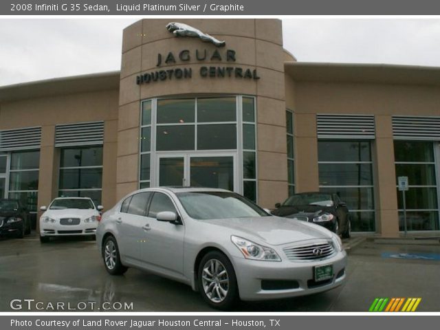 2008 Infiniti G 35 Sedan in Liquid Platinum Silver
