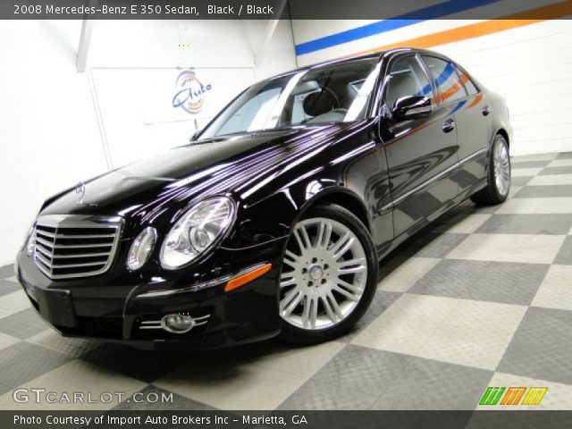 2008 Mercedes-Benz E 350 Sedan in Black