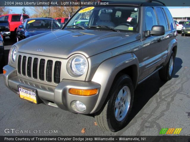 2004 Jeep Liberty Limited 4x4 in Light Khaki Metallic