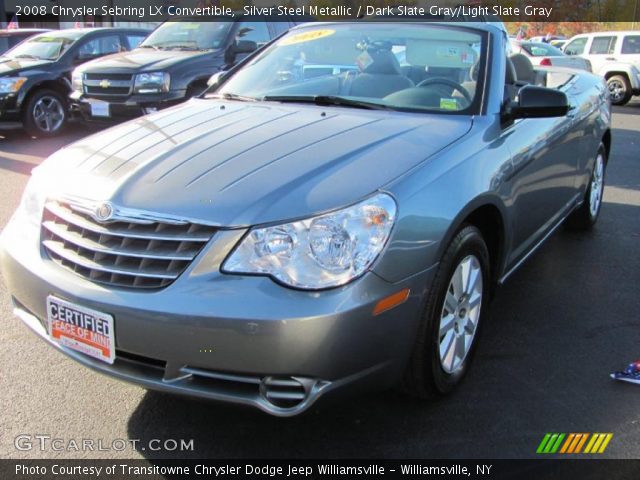 2008 Chrysler Sebring LX Convertible in Silver Steel Metallic