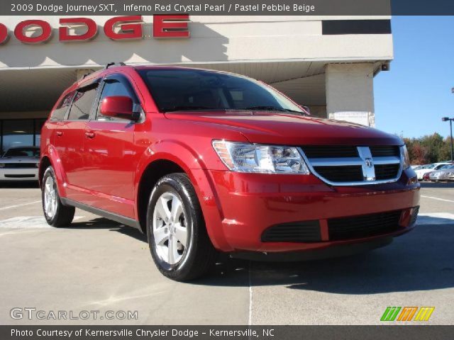 2009 Dodge Journey SXT in Inferno Red Crystal Pearl