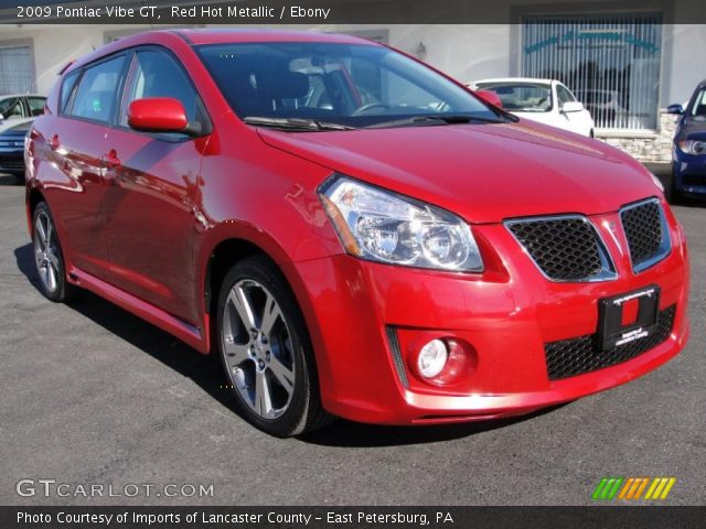 2009 Pontiac Vibe GT in Red Hot Metallic