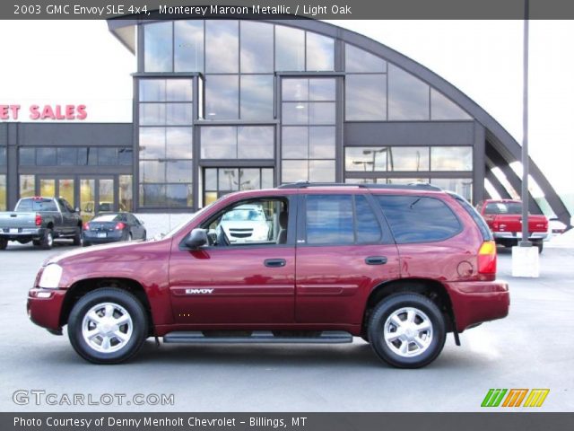 2003 GMC Envoy SLE 4x4 in Monterey Maroon Metallic