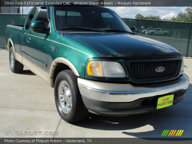 2000 Ford F150 Lariat Extended Cab in Amazon Green Metallic