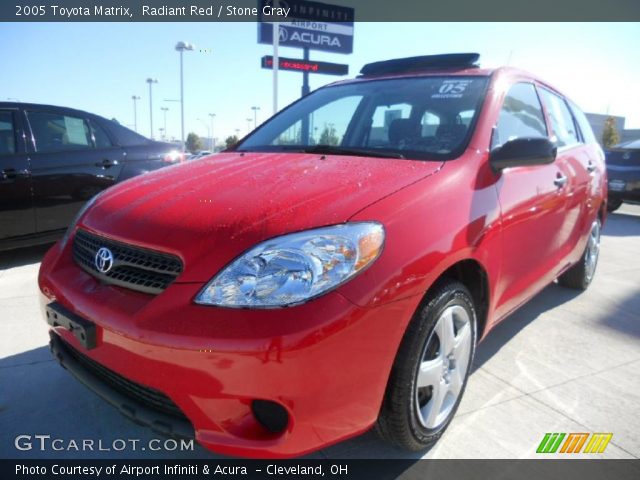 2005 Toyota Matrix  in Radiant Red