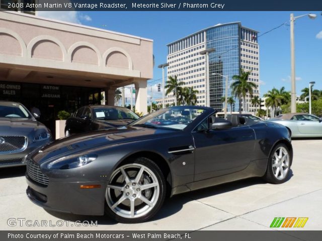 2008 Aston Martin V8 Vantage Roadster in Meteorite Silver