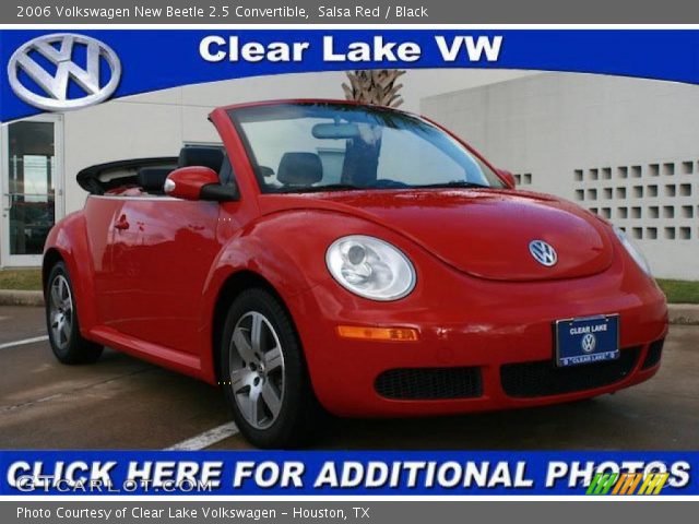 2006 Volkswagen New Beetle 2.5 Convertible in Salsa Red