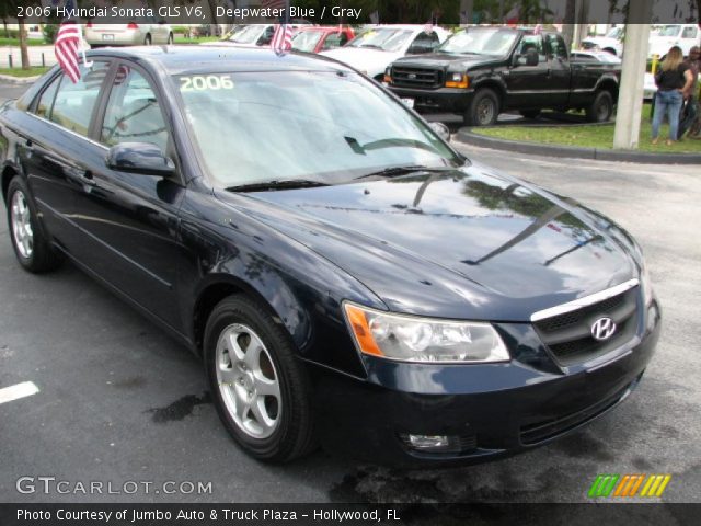 2006 Hyundai Sonata GLS V6 in Deepwater Blue