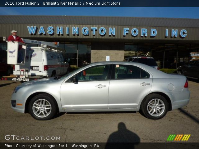 2010 Ford Fusion S in Brilliant Silver Metallic