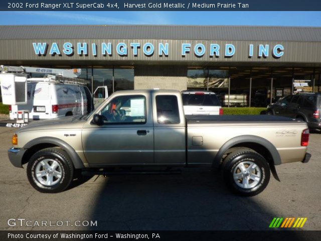 2002 Ford Ranger XLT SuperCab 4x4 in Harvest Gold Metallic