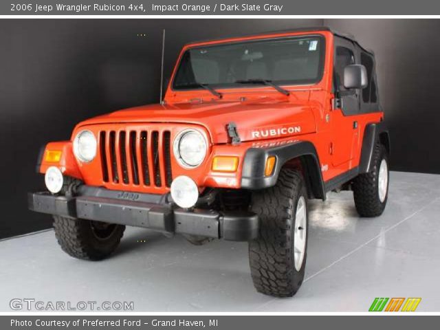 2006 Jeep Wrangler Rubicon 4x4 in Impact Orange