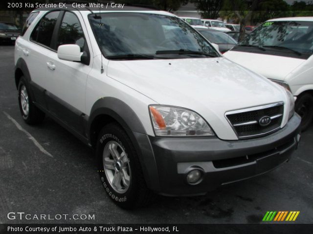 2003 Kia Sorento EX in Clear White