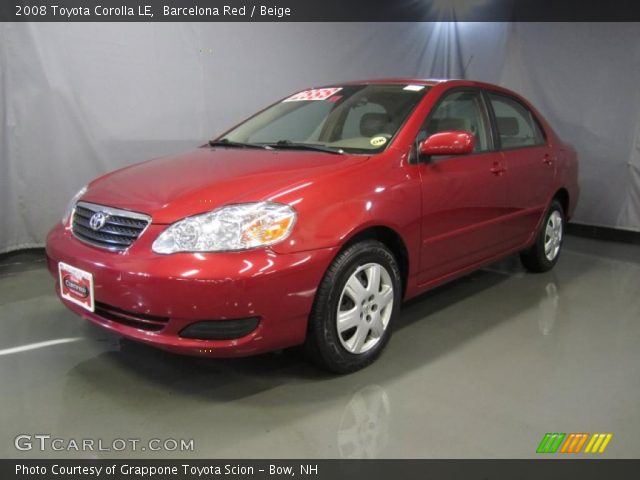 2008 Toyota Corolla LE in Barcelona Red