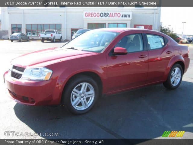 2010 Dodge Avenger Express in Inferno Red Crystal Pearl