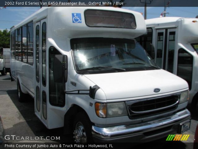 2002 Ford E Series Van E450 Passenger Bus in Oxford White