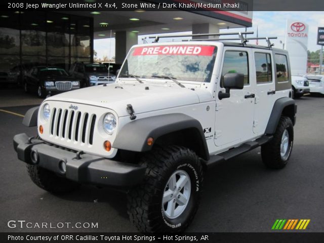 2008 Jeep Wrangler Unlimited X 4x4 in Stone White