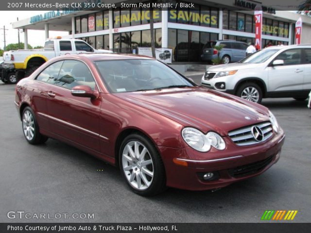 2007 Mercedes-Benz CLK 350 Coupe in Storm Red Metallic