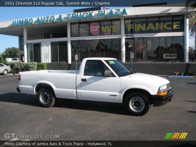 2001 Chevrolet S10 Regular Cab in Summit White