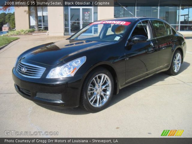 2008 Infiniti G 35 Journey Sedan in Black Obsidian