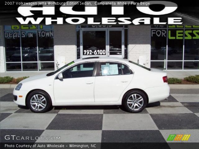 2007 Volkswagen Jetta Wolfsburg Edition Sedan in Campanella White