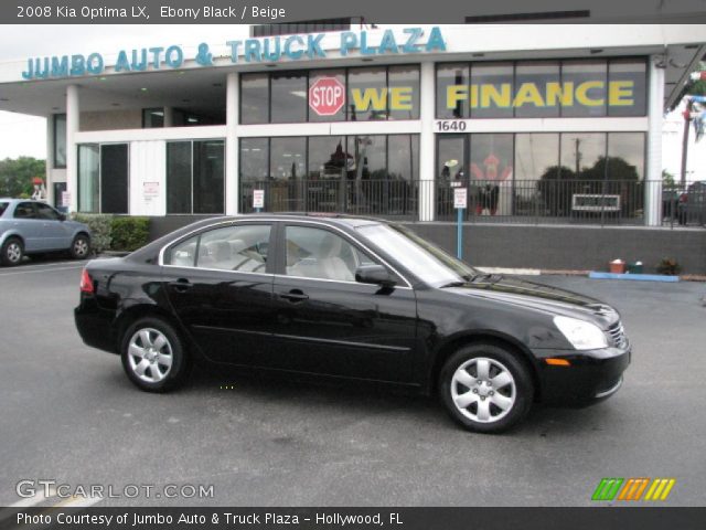 2008 Kia Optima LX in Ebony Black