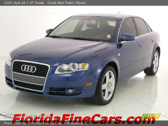 2005 Audi A4 2.0T Sedan in Ocean Blue Pearl